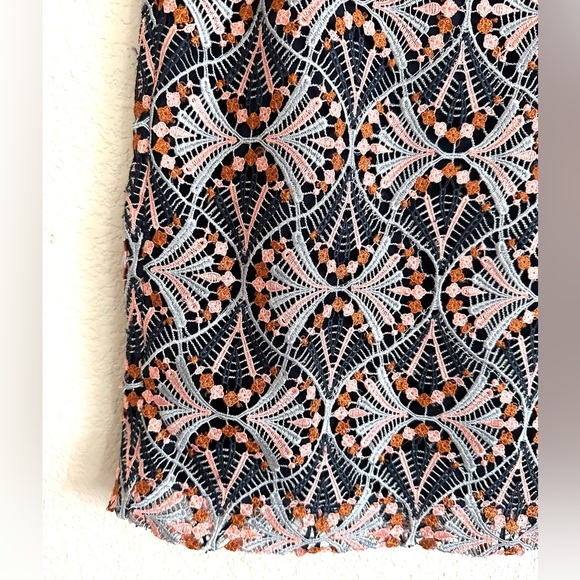 Anthropologie Moulinette Soeurs Lace Crochet Pencil Skirt - Picture 6 of 12